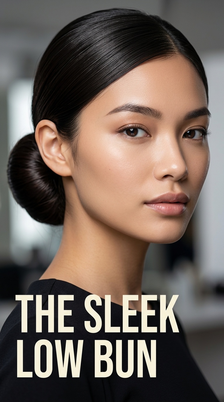 The Sleek Low Bun