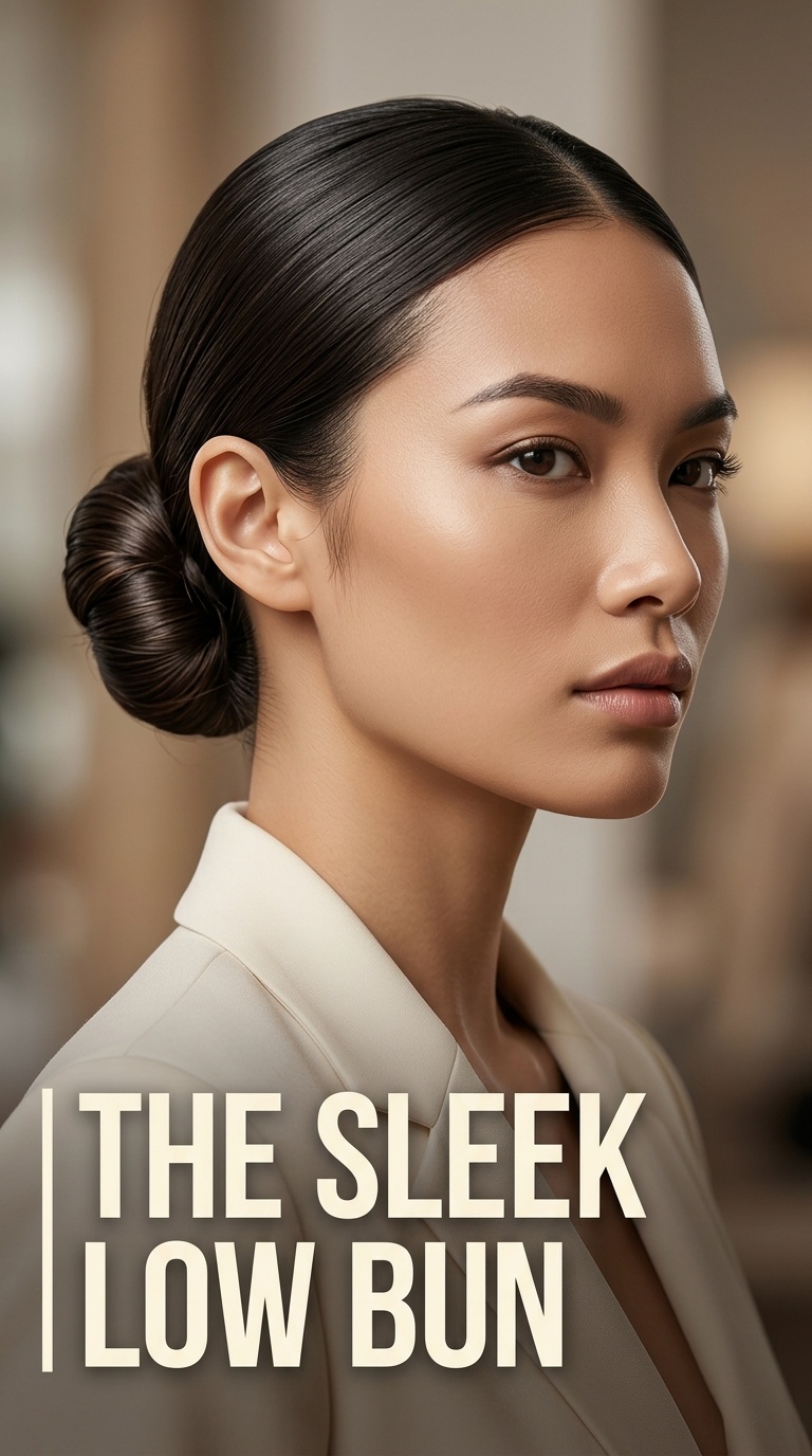 The Sleek Low Bun