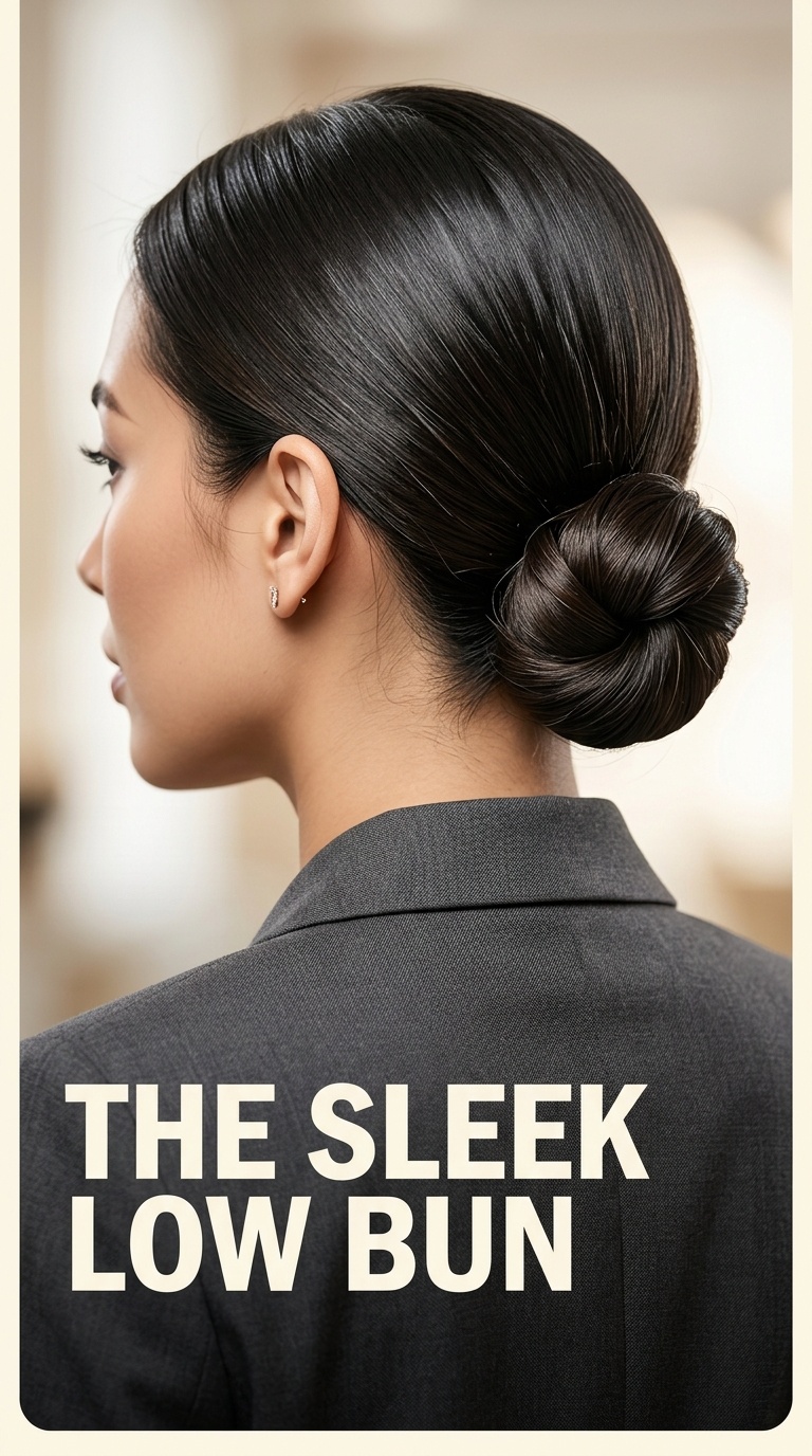 The Sleek Low Bun