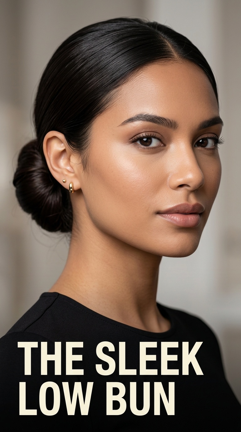 The Sleek Low Bun