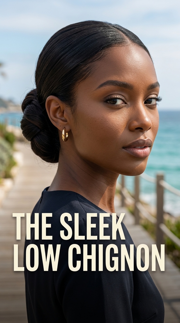 The Sleek Low Chignon