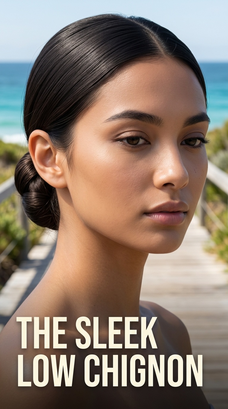 The Sleek Low Chignon