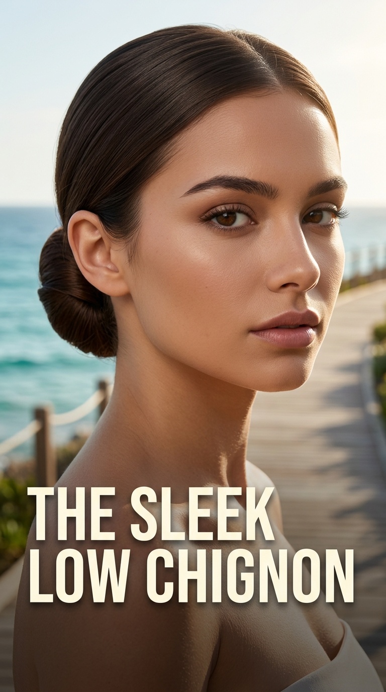 The Sleek Low Chignon