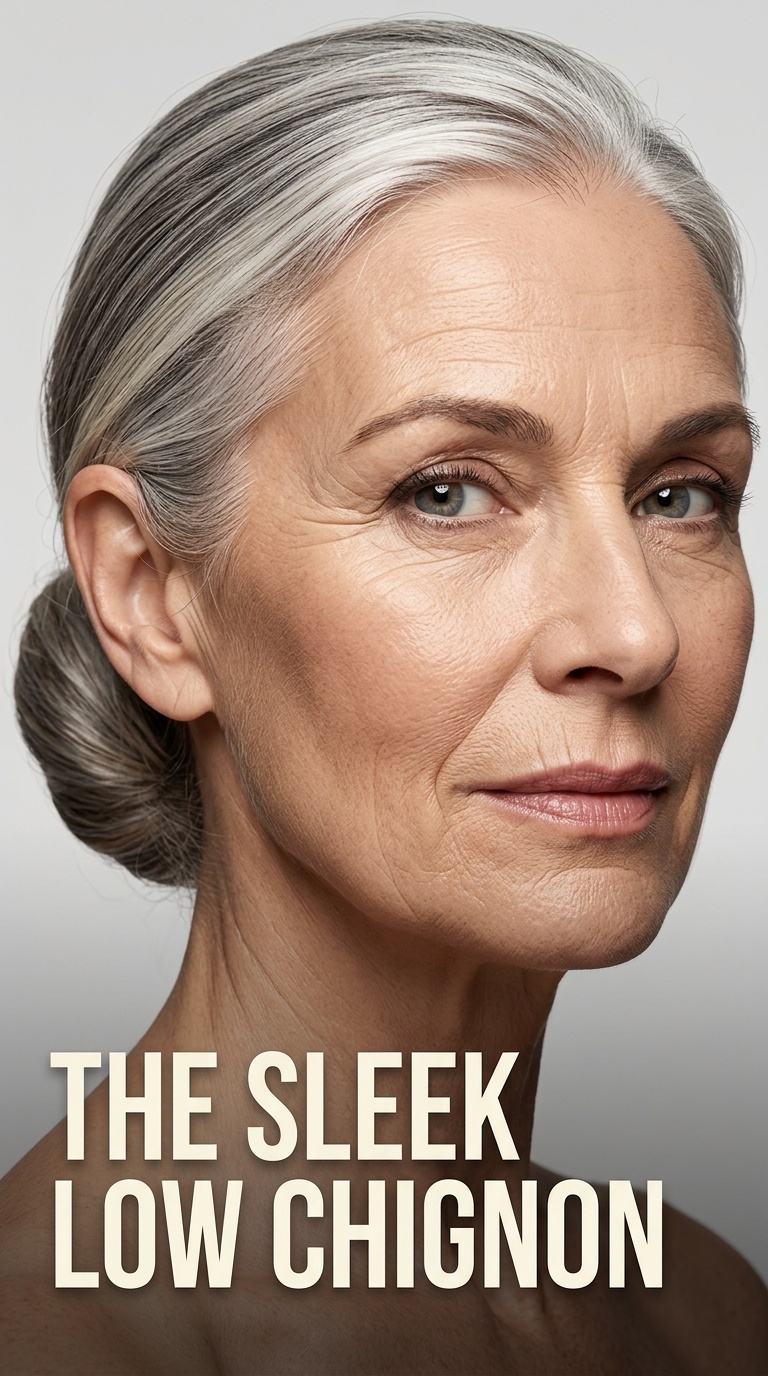 The Sleek Low Chignon
