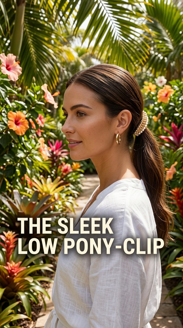 The Sleek Low Pony-Clip