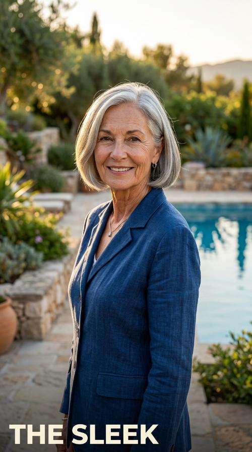 The Sleek Side-Part Bob