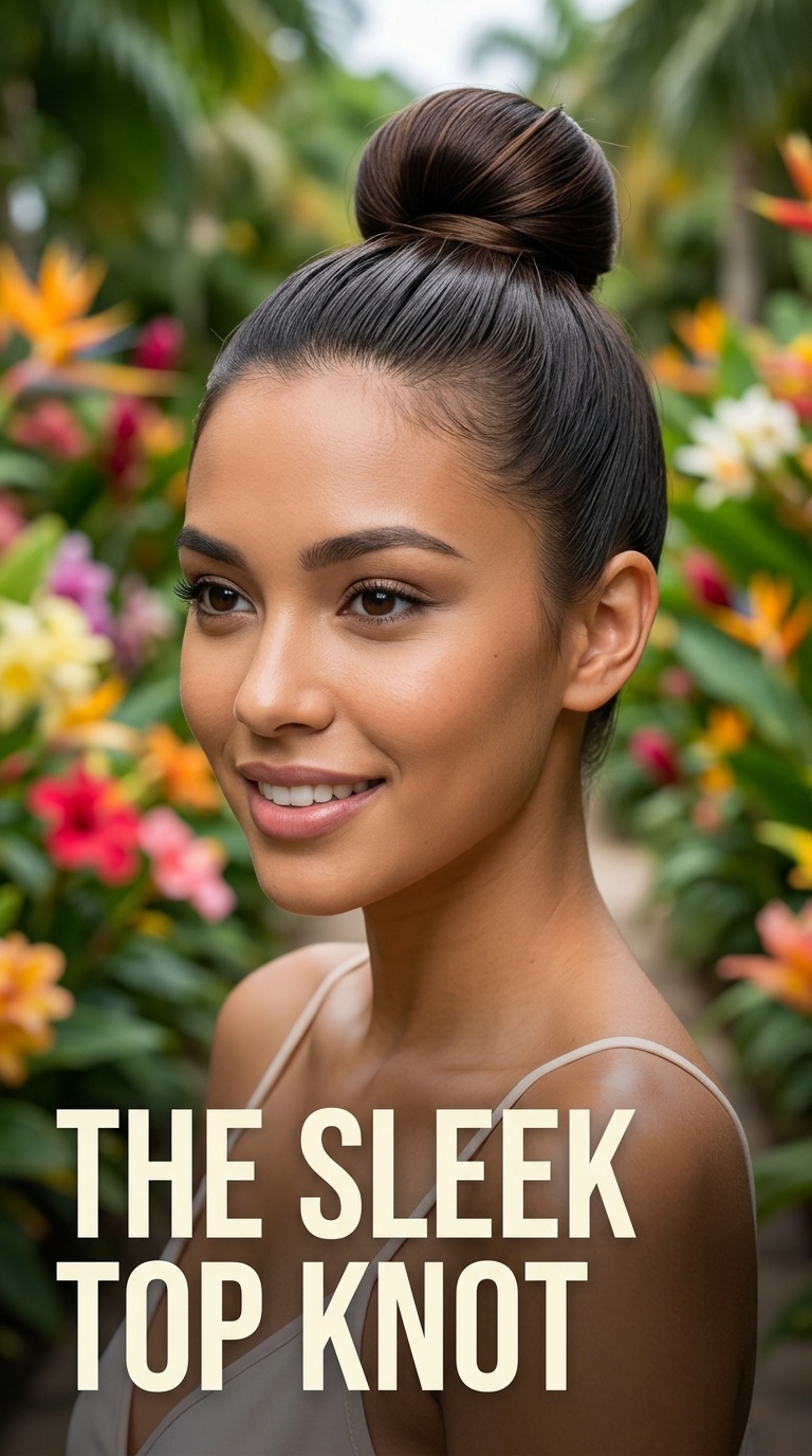 The Sleek Top Knot