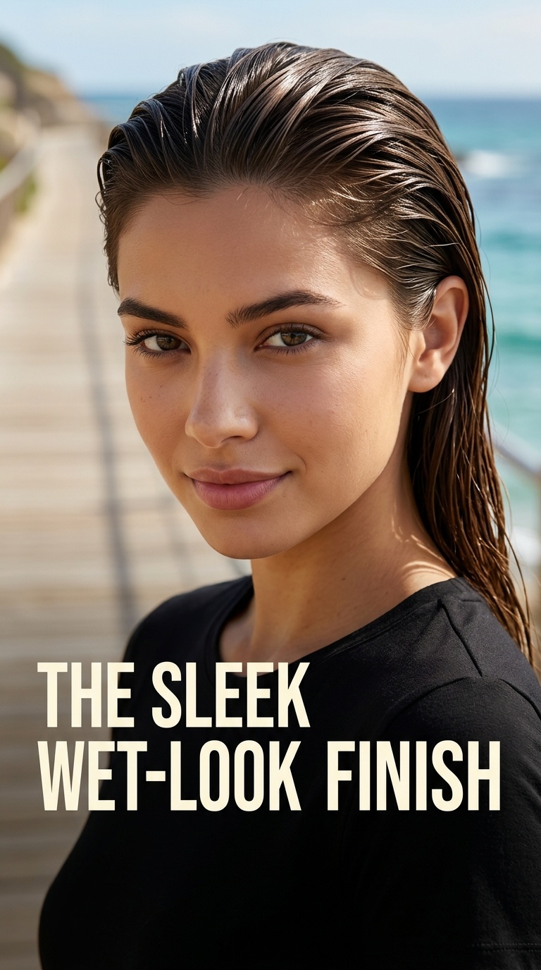 The Sleek Wet-Look Finish
