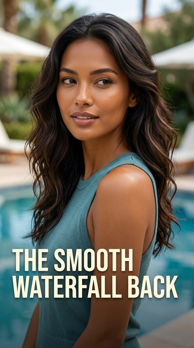 The Smooth Waterfall Back