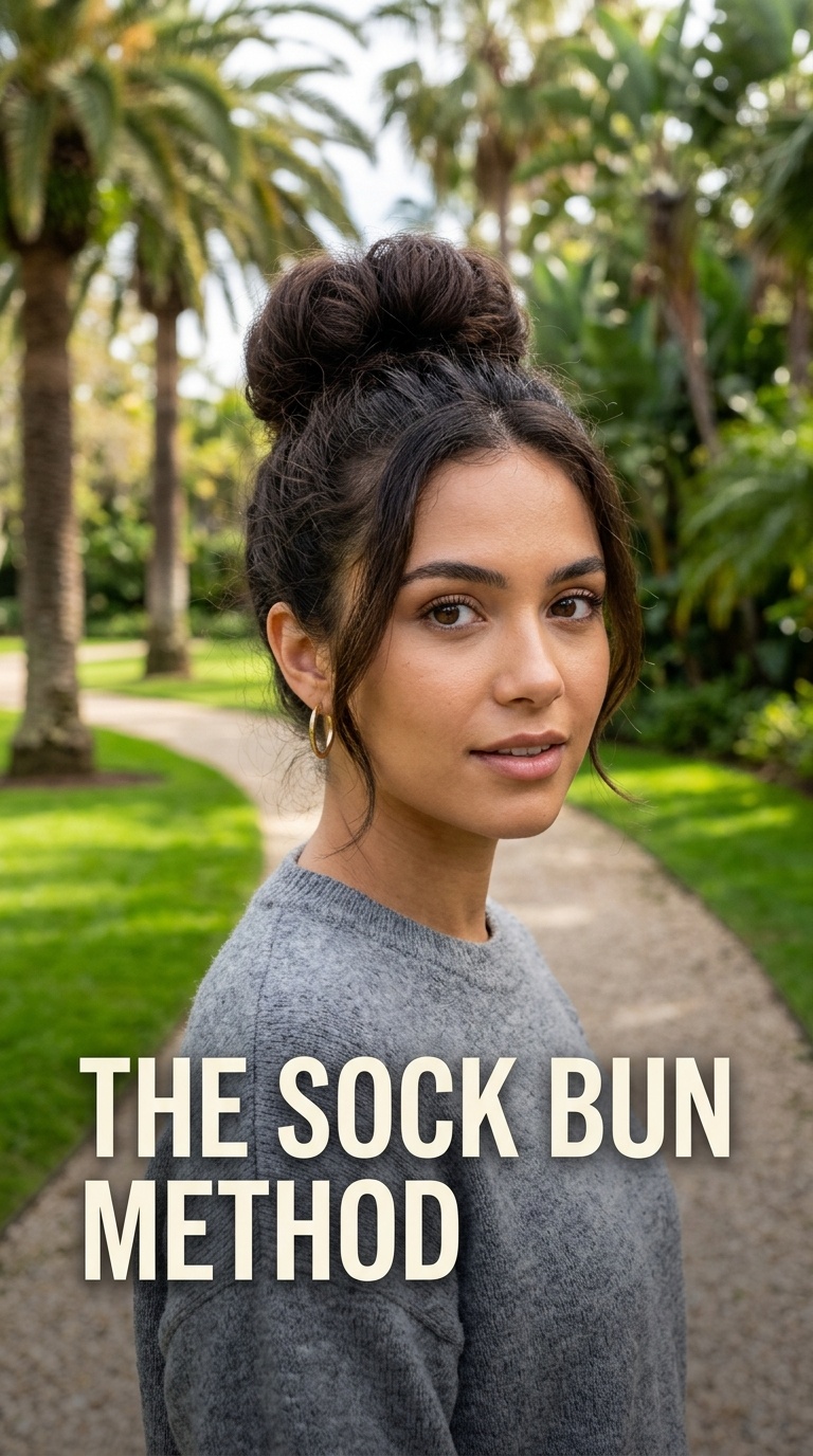 The Sock Bun Method