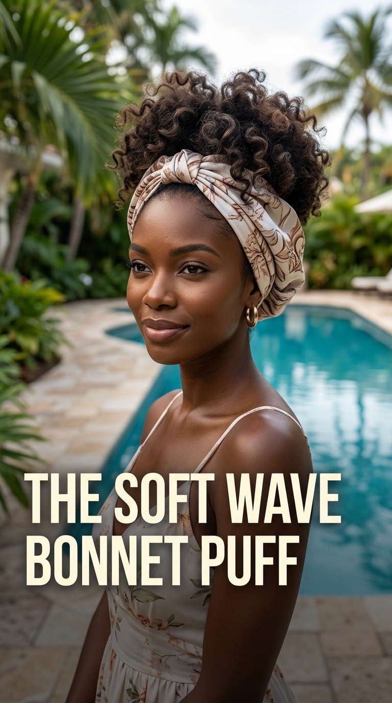 The Soft Wave Bonnet Puff