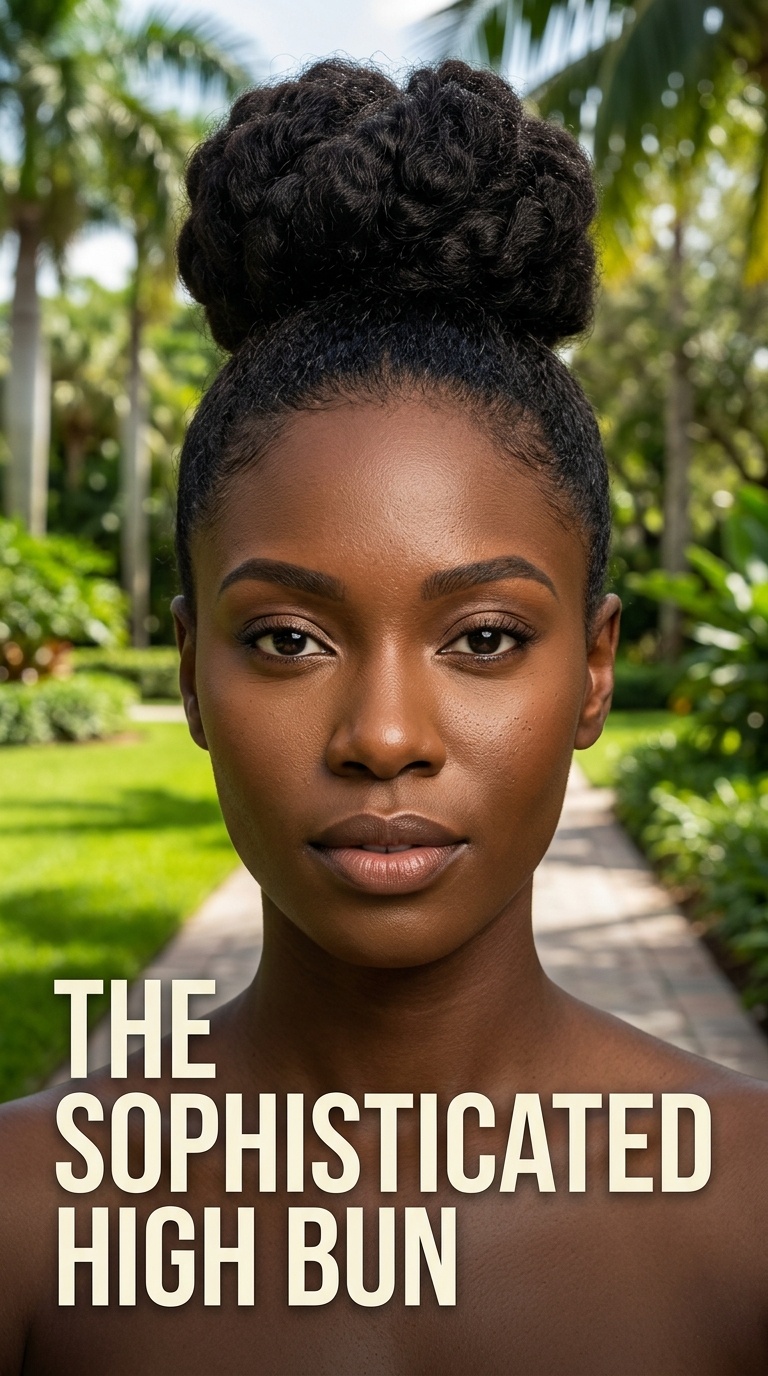 The Sophisticated High Bun
