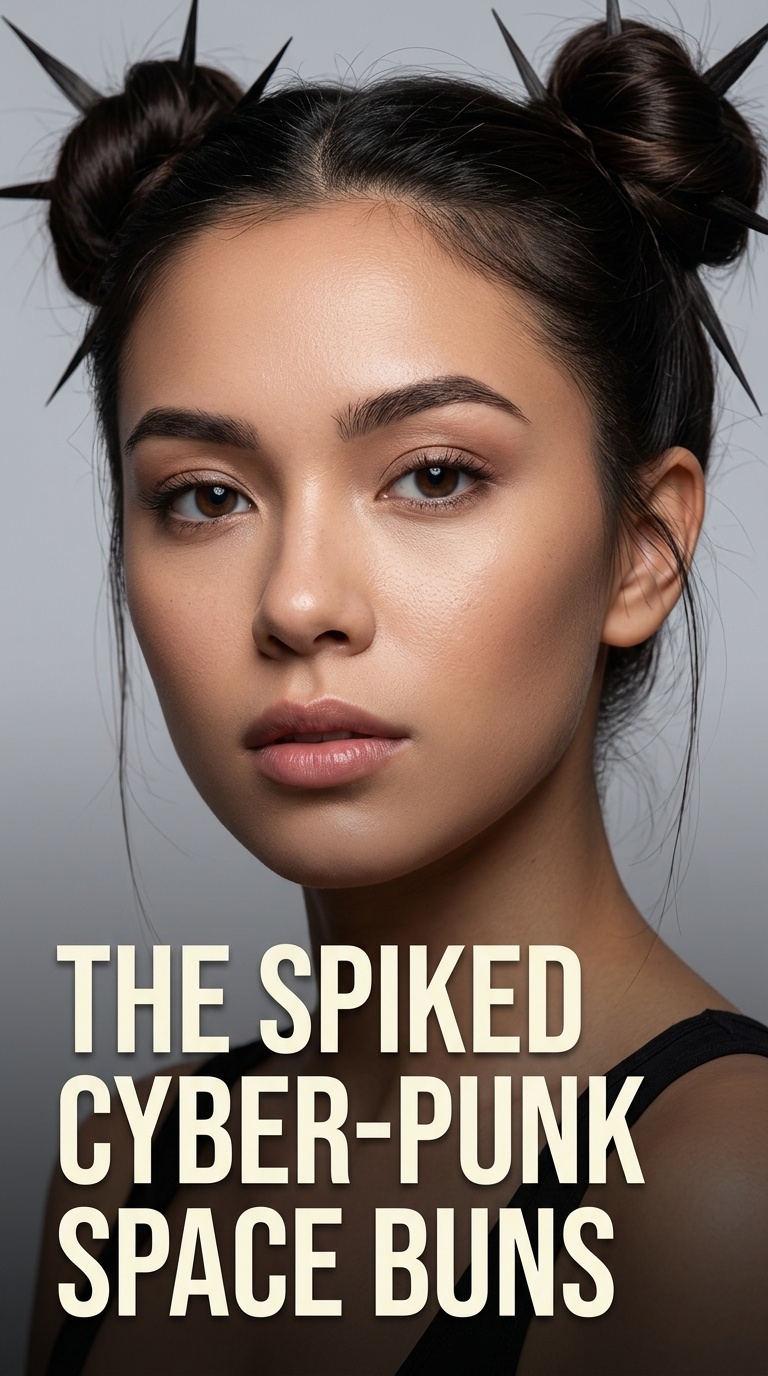 The Spiked Cyber-Punk Space Buns