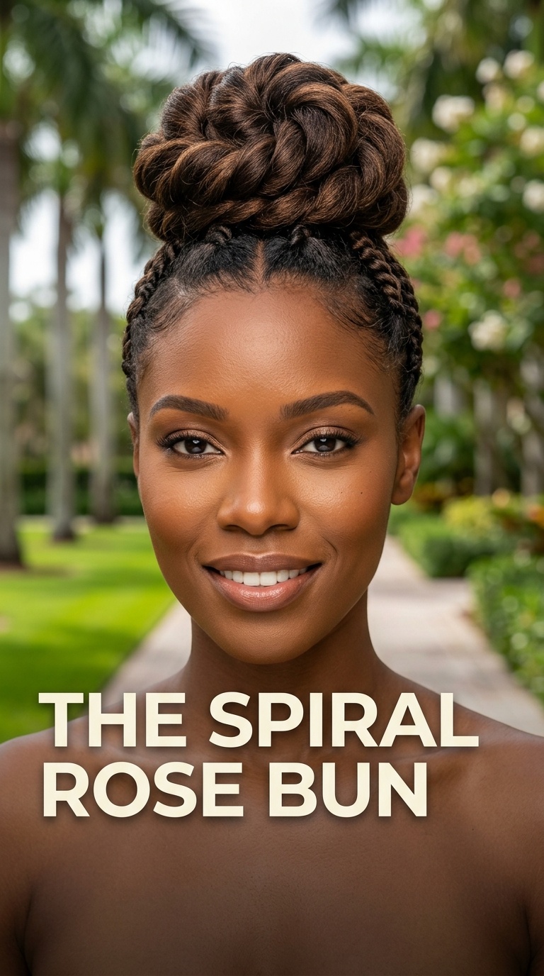The Spiral Rose Bun