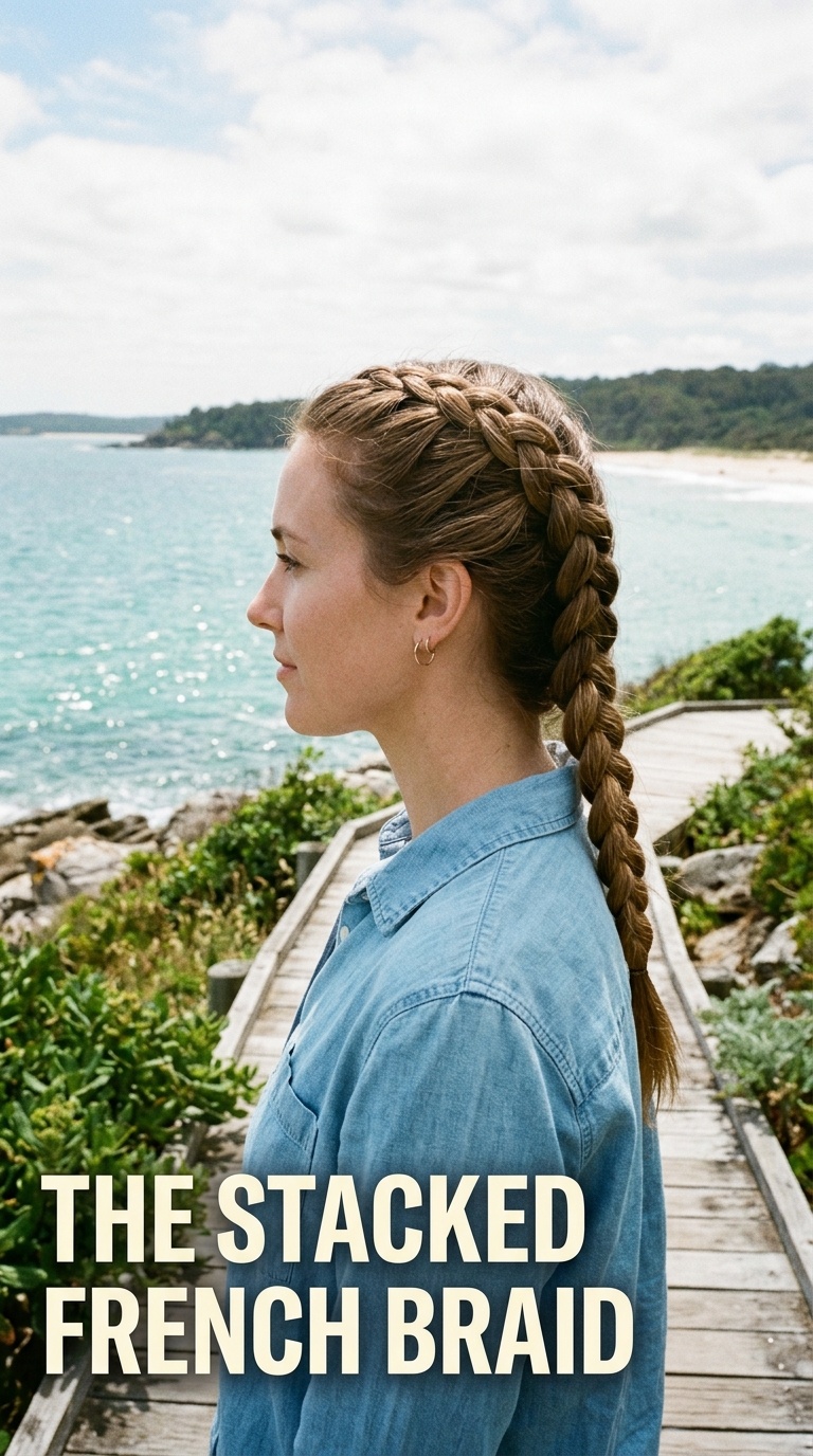 The Stacked French Braid