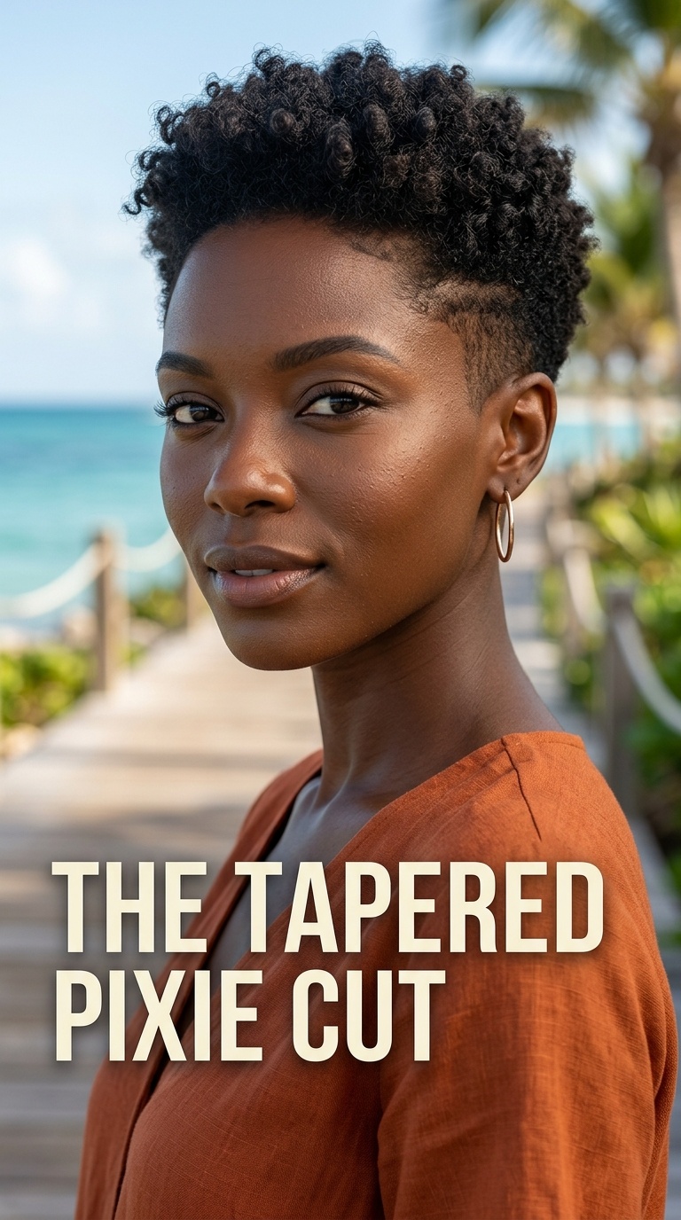 The Tapered Pixie Cut