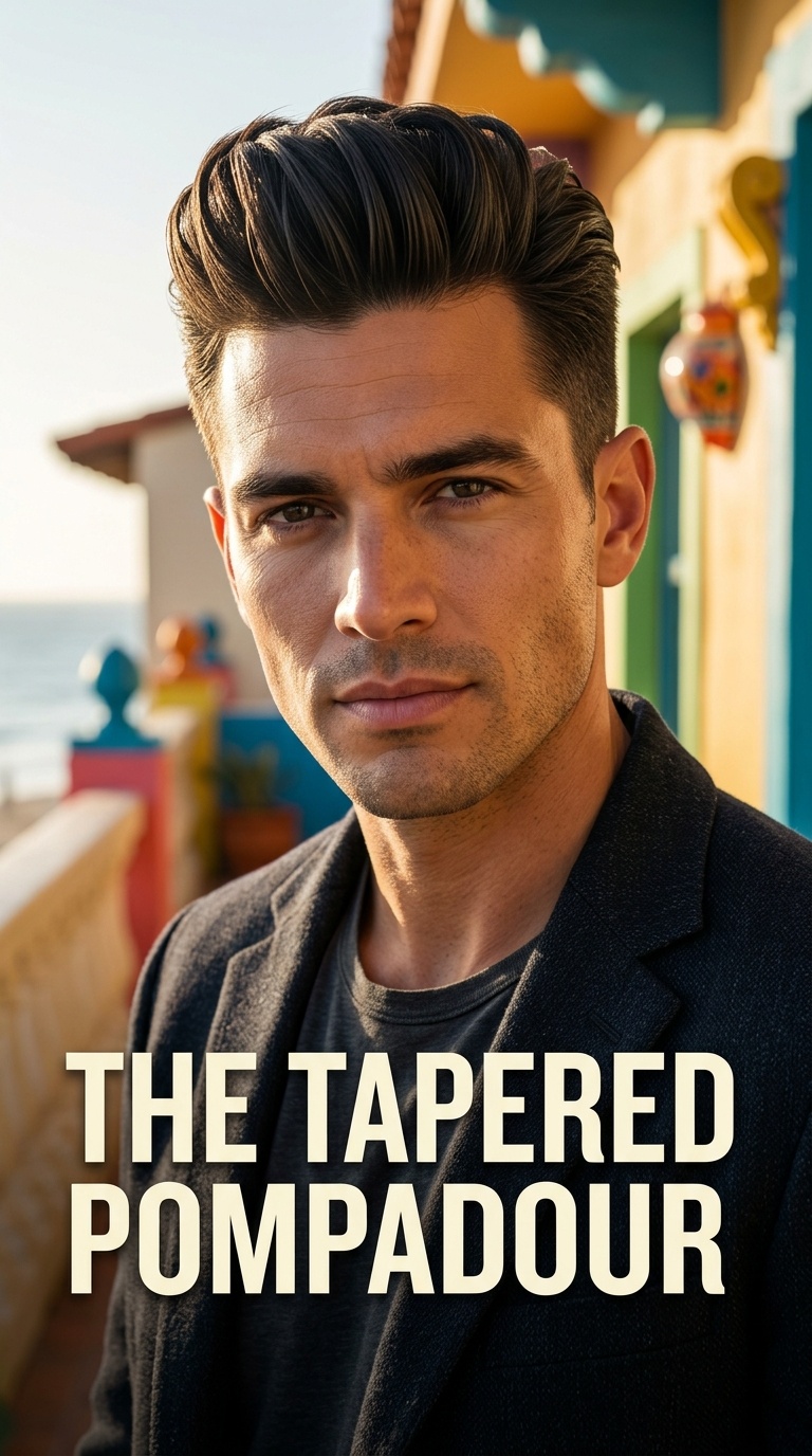 The Tapered Pompadour
