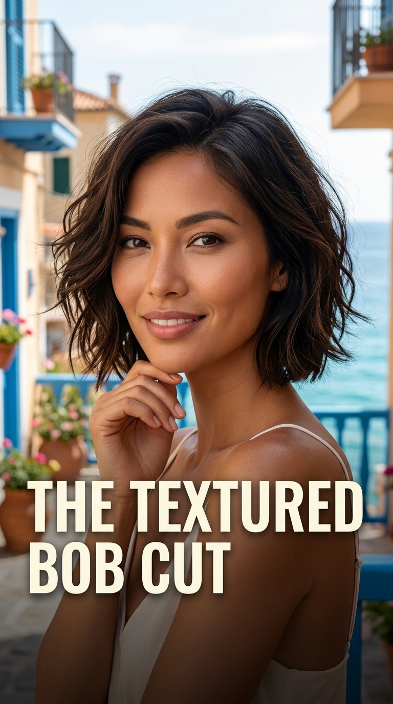 The Textured Bob Cut