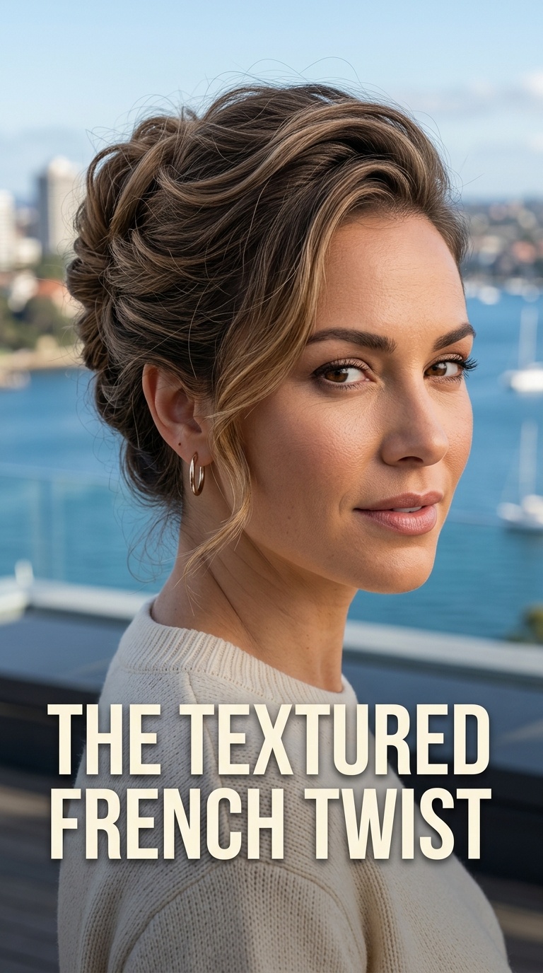 The Textured French Twist