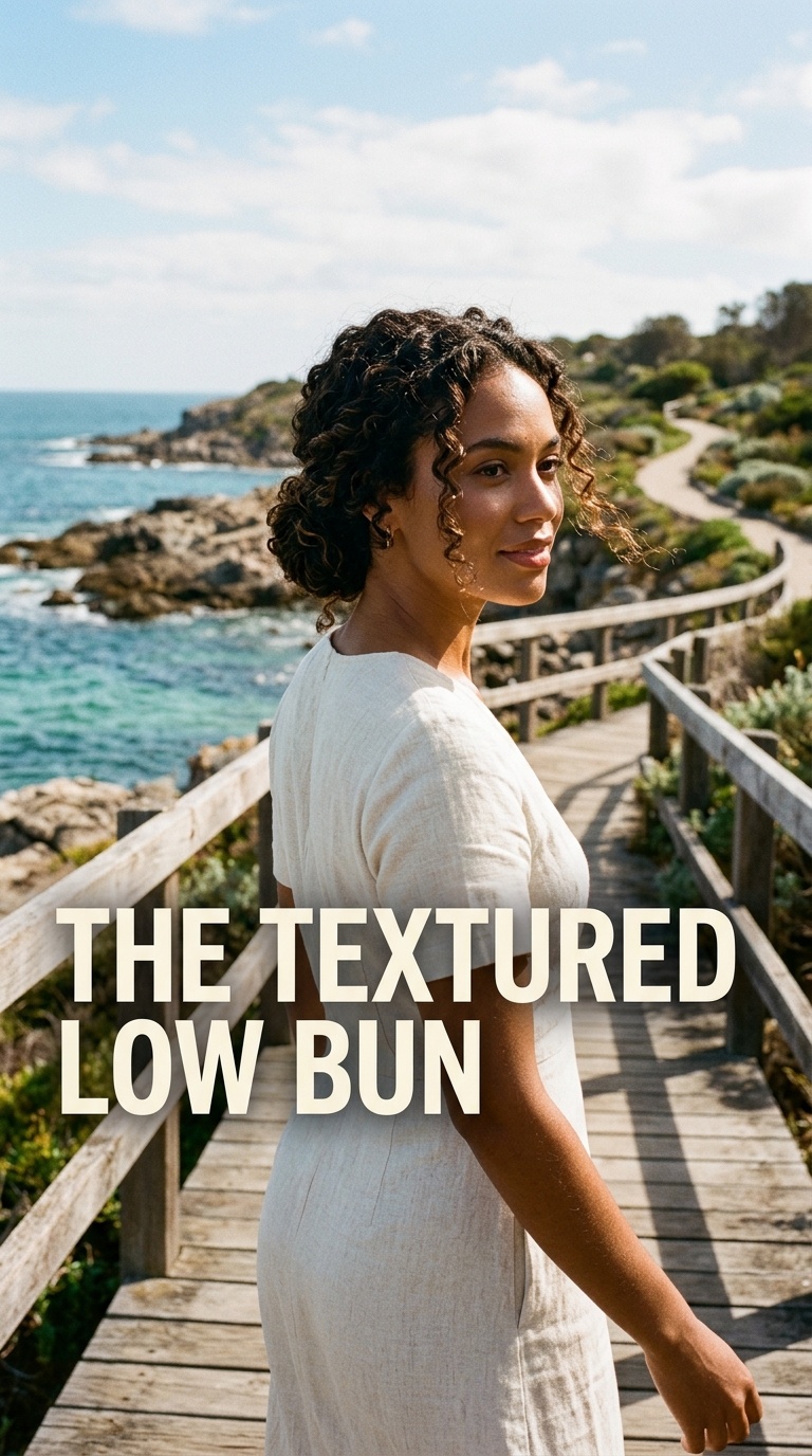 The Textured Low Bun