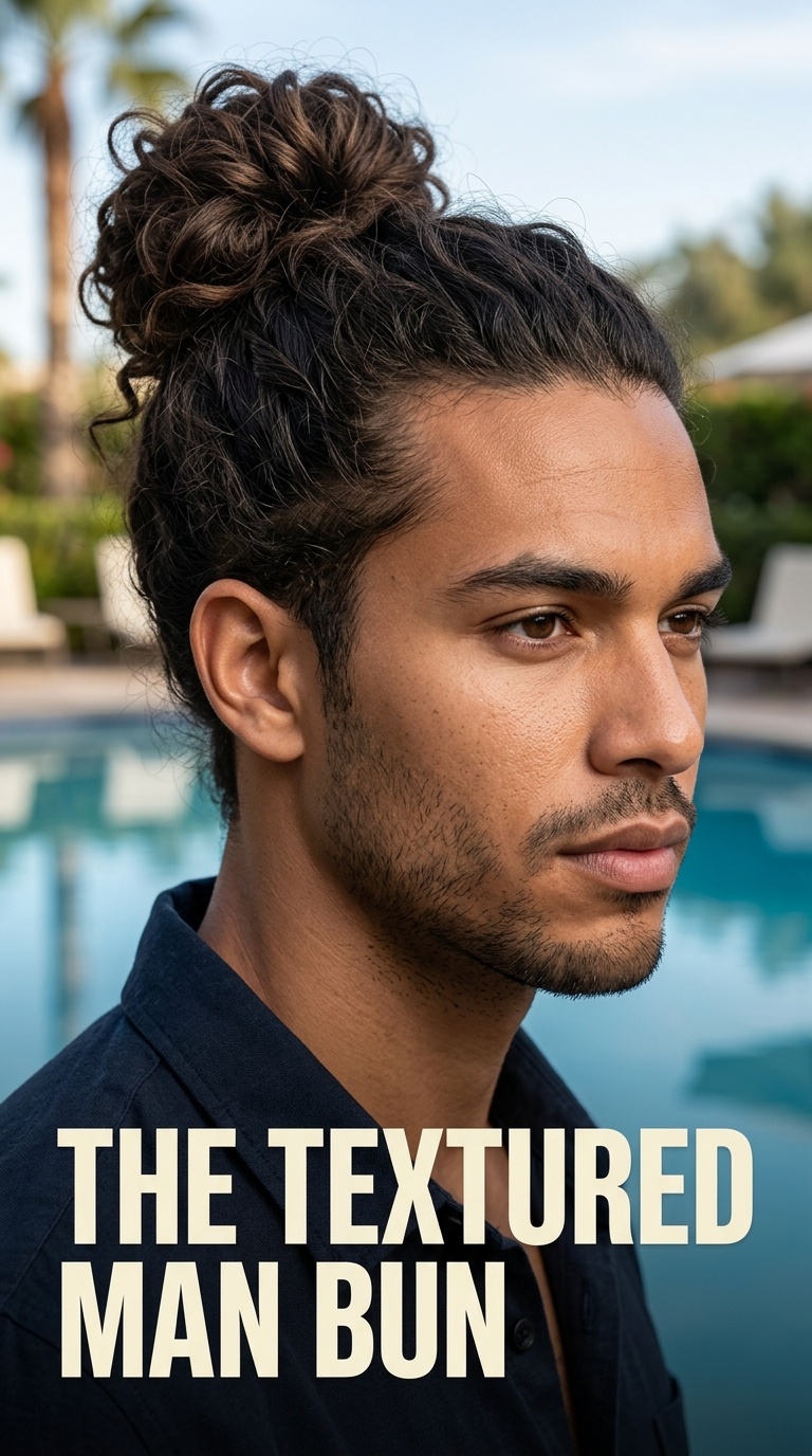 The Textured Man Bun