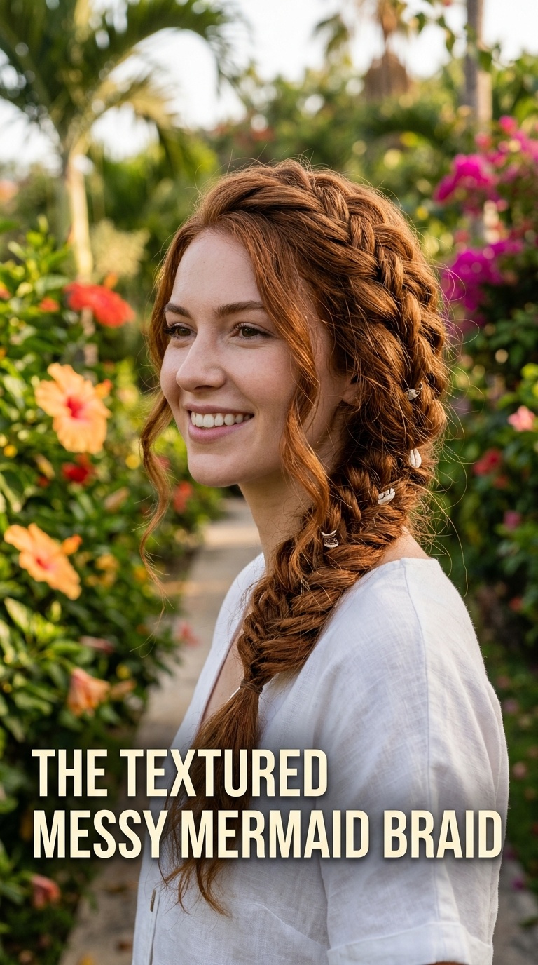The Textured Messy Mermaid Braid