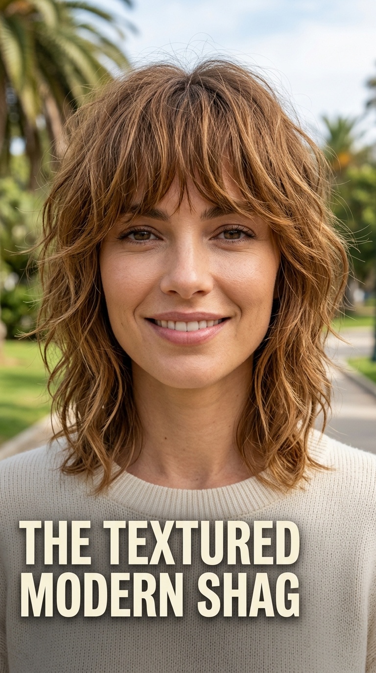 The Textured Modern Shag