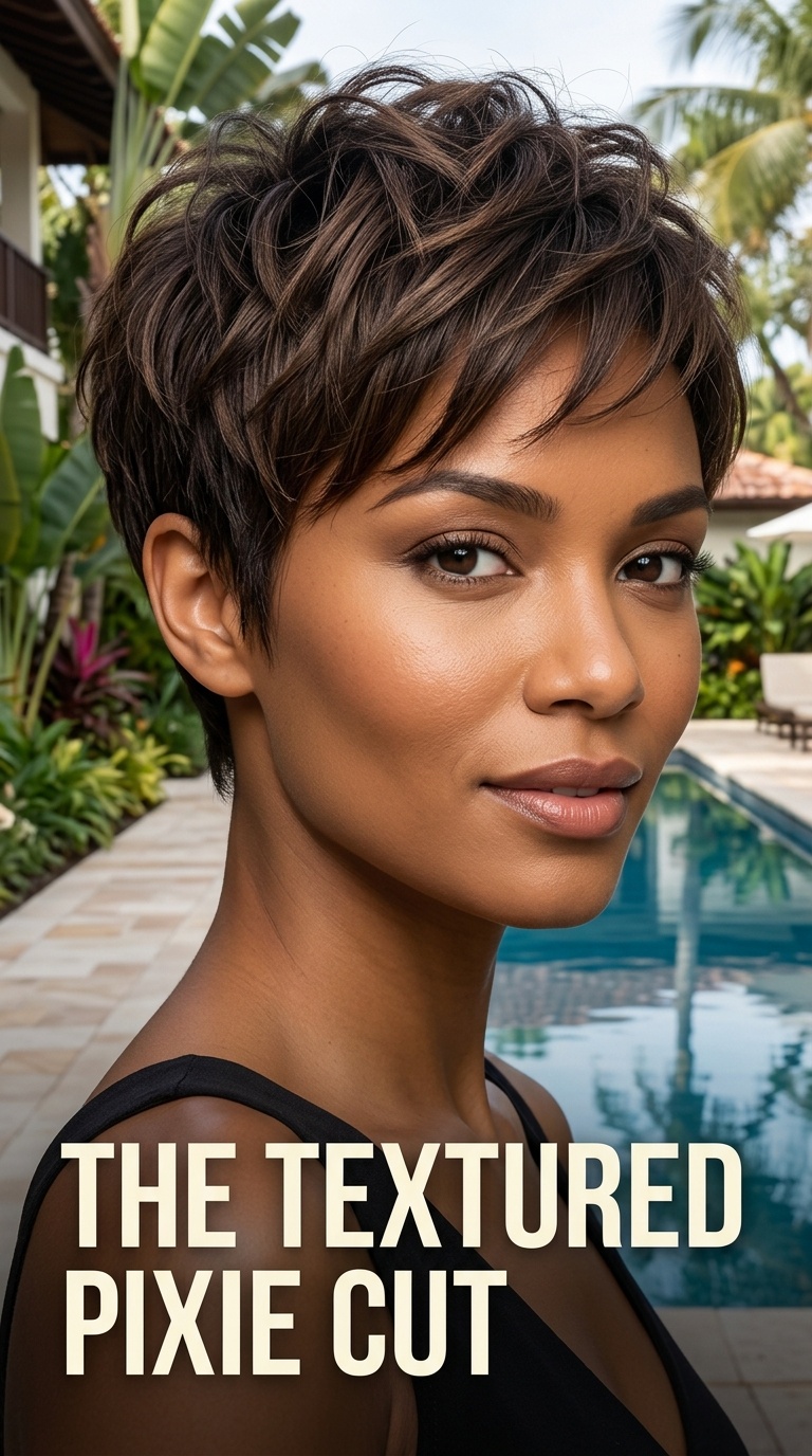 The Textured Pixie Cut
