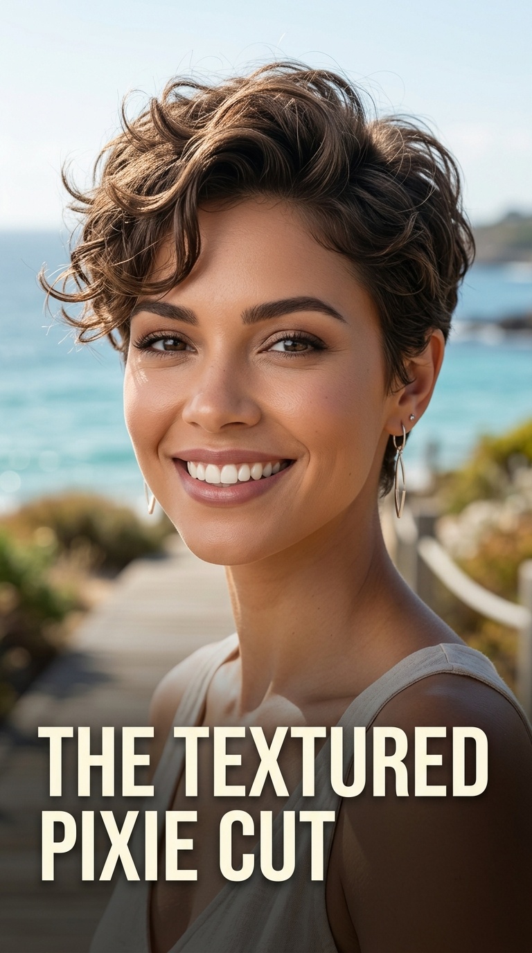 The Textured Pixie Cut