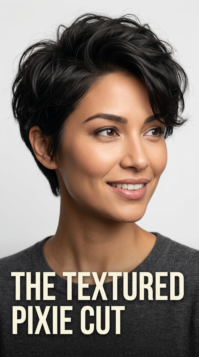 The Textured Pixie Cut