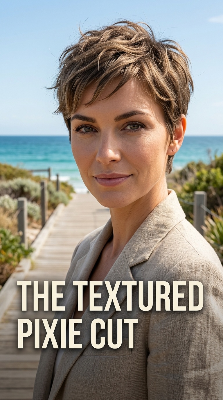 The Textured Pixie Cut