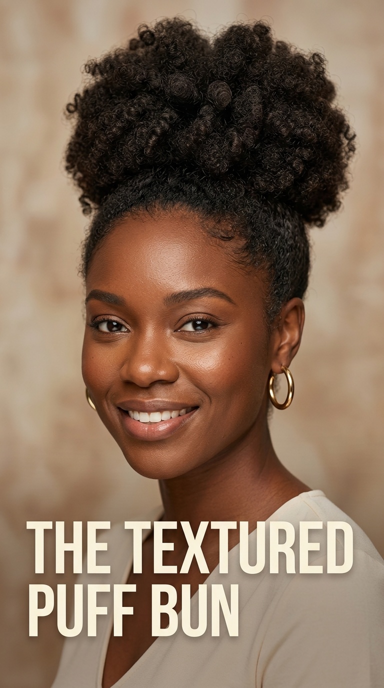 The Textured Puff Bun