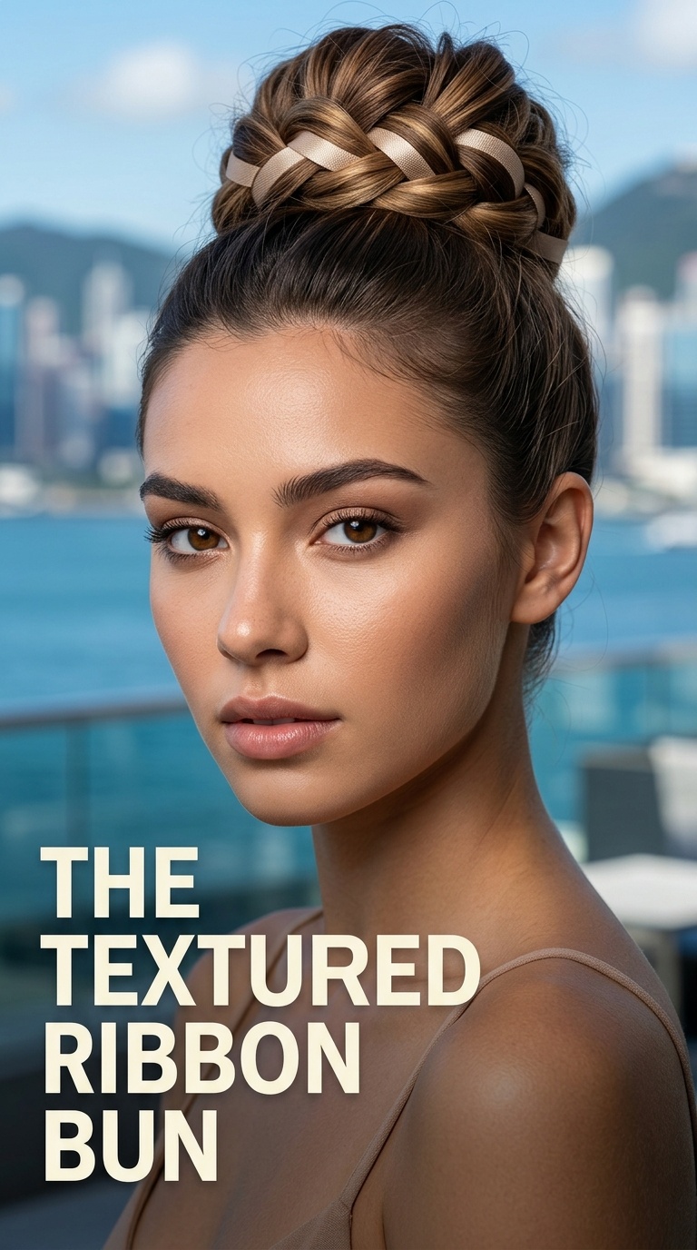 The Textured Ribbon Bun