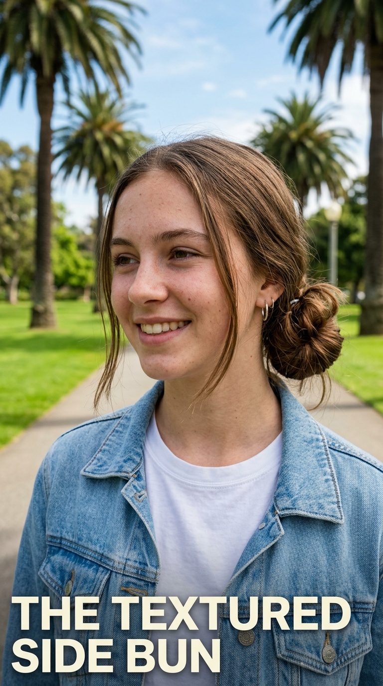 The Textured Side Bun
