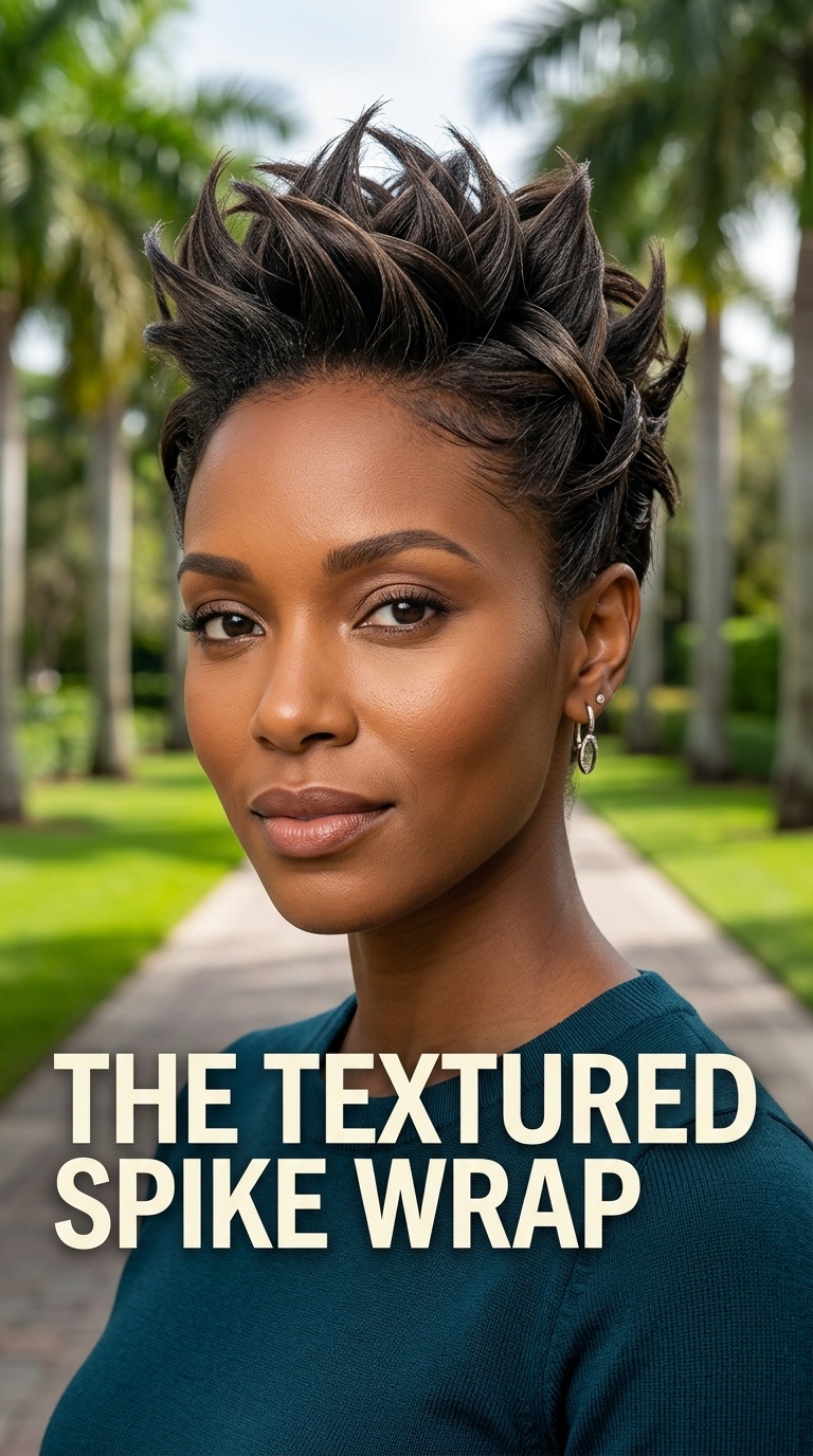 The Textured Spike Wrap