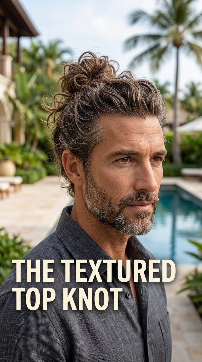 The Textured Top Knot
