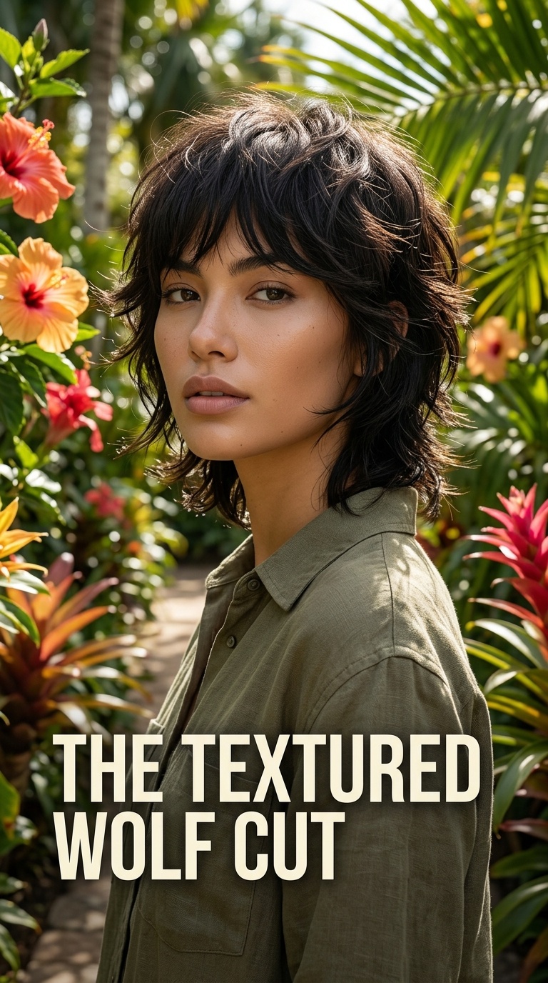The Textured Wolf Cut
