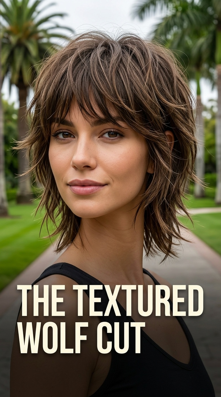 The Textured Wolf Cut