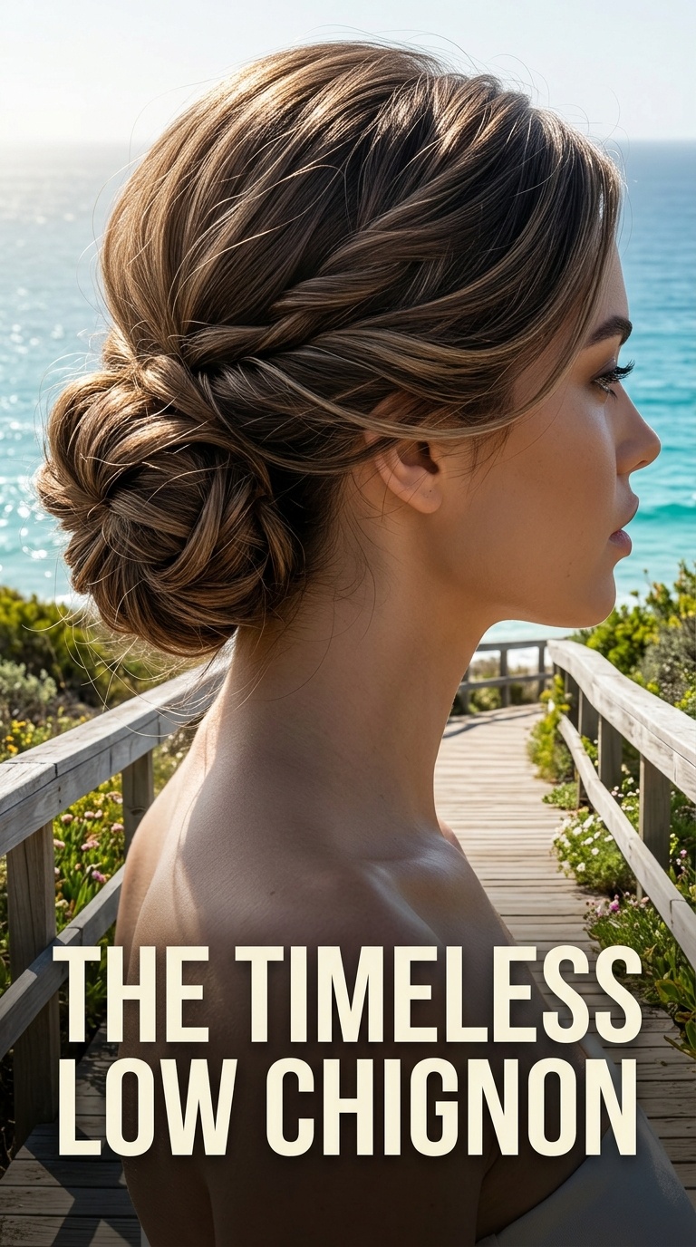 The Timeless Low Chignon