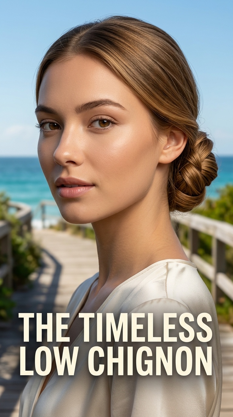 The Timeless Low Chignon
