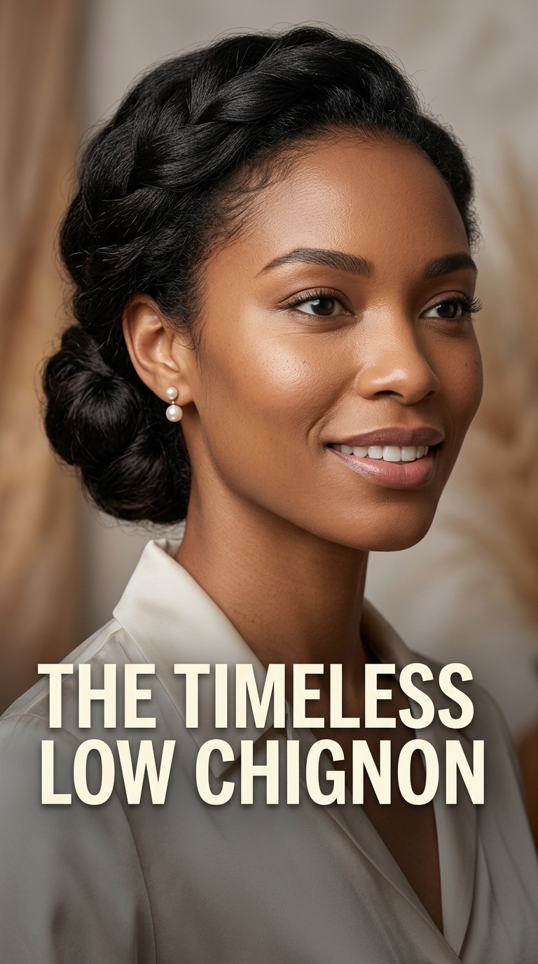 The Timeless Low Chignon
