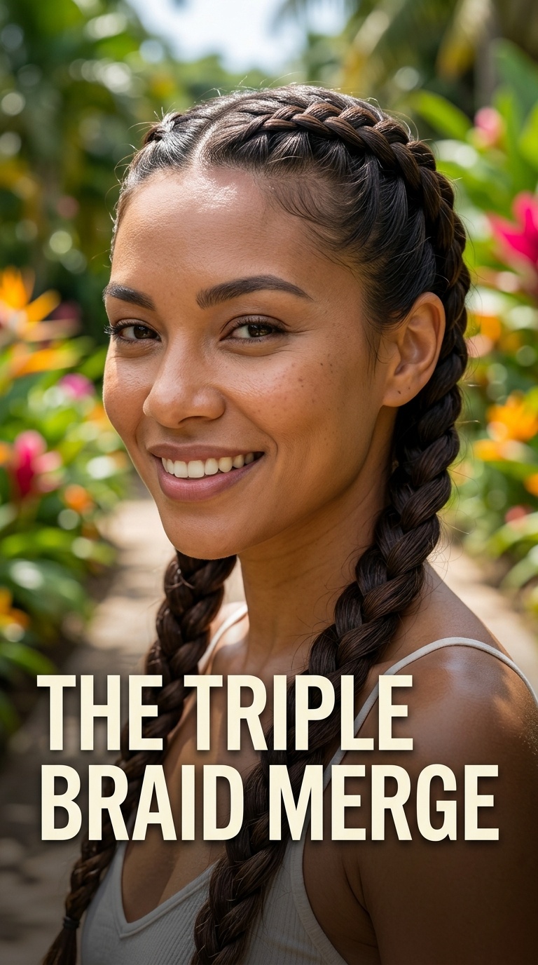 The Triple Braid Merge