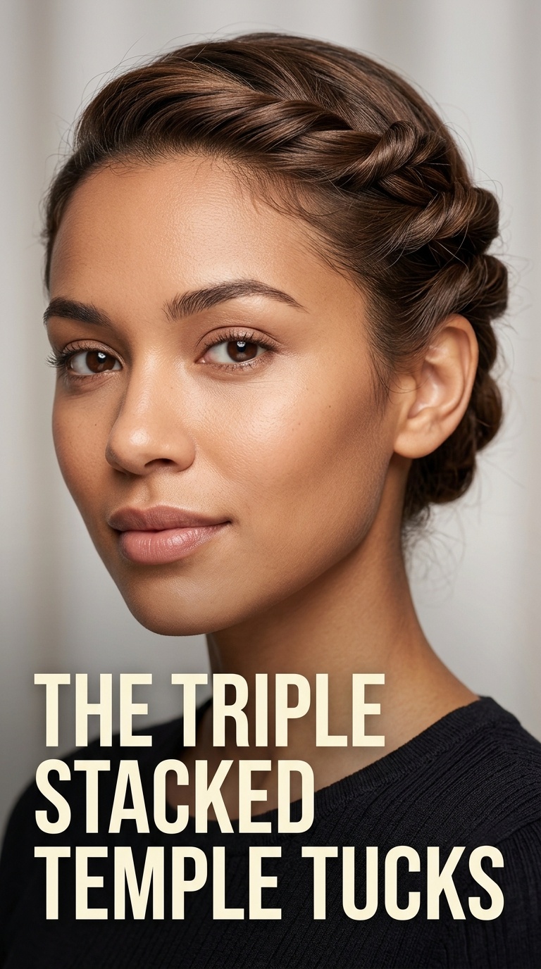The Triple Stacked Temple Tucks