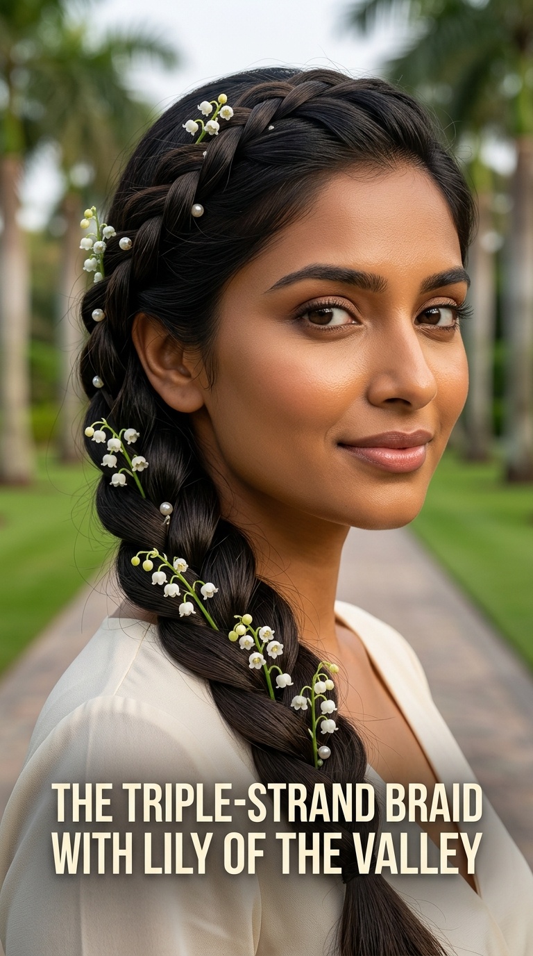 The Triple-Strand Braid with Lily of the Valley