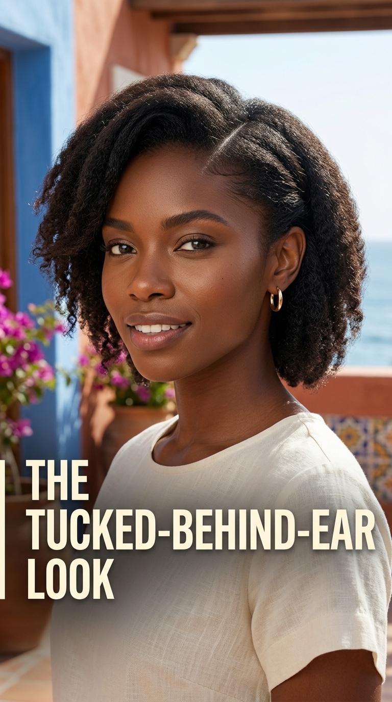 The Tucked-Behind-Ear Look