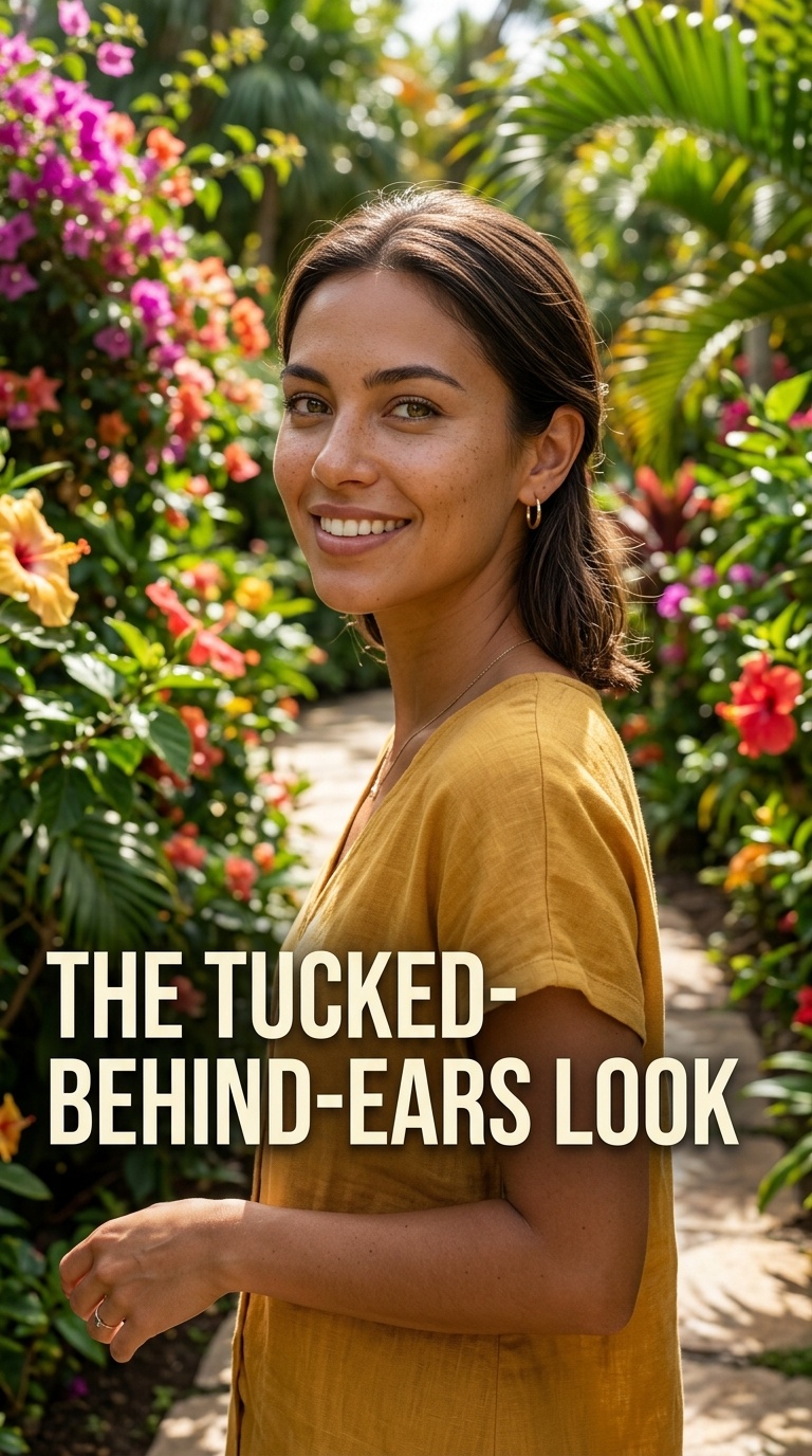 The Tucked-Behind-Ears Look