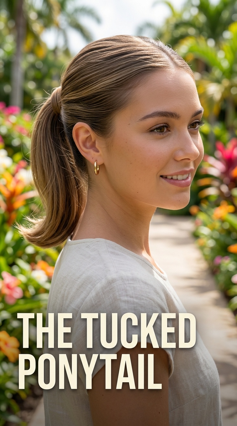 The Tucked Ponytail