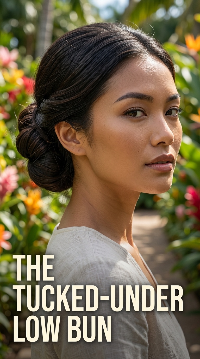 The Tucked-Under Low Bun