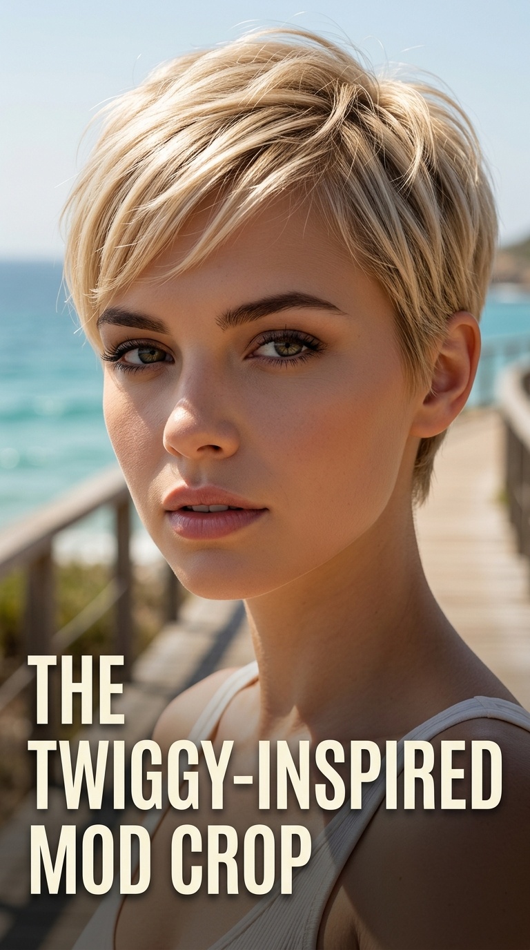 The Twiggy-Inspired Mod Crop