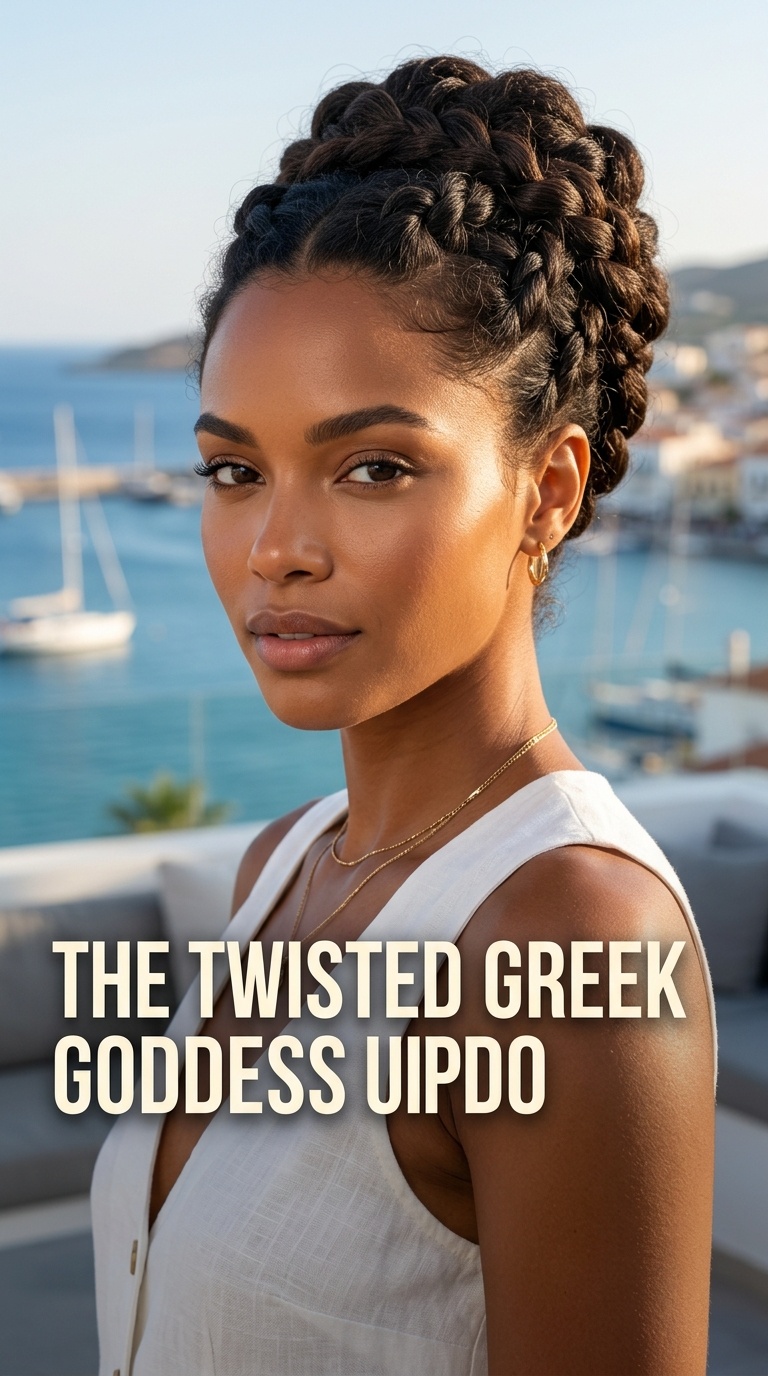 The Twisted Greek Goddess Updo
